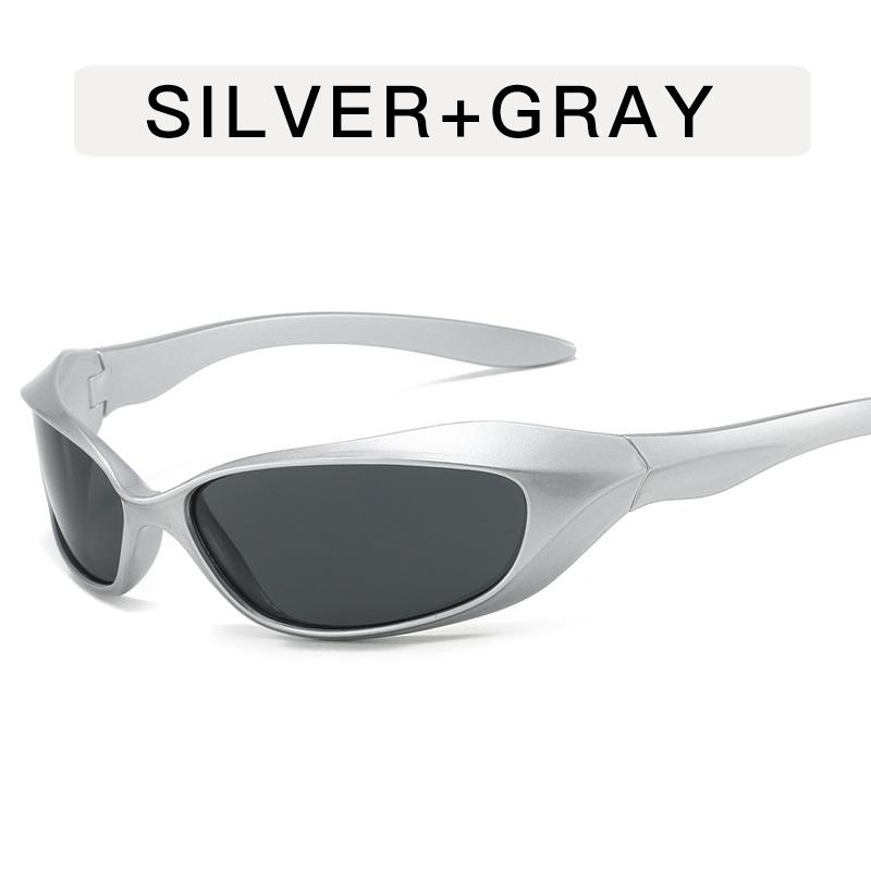 Женские солнцезащитные очки в стиле панк Y2K Стильные антибликовые дизайнерские солнцезащитные очки Женские для сцены Мужские солнцезащитные очки