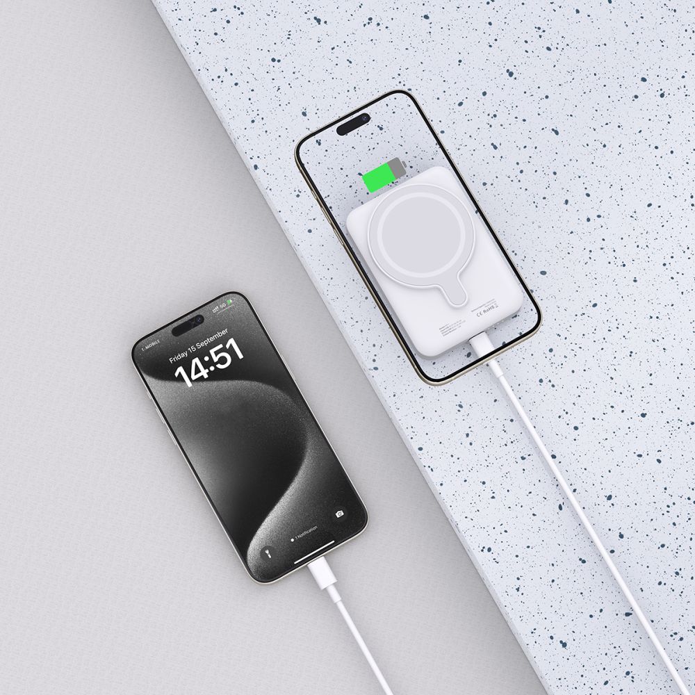 Tech-Protect Pb11 Lifemag Magsafe Power Bank 10000 мАч Белый