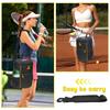 Shoulder Strap Tennis Carry Backpack Two Way Zippers Tennis Balls Holder Bag  Racket Sports