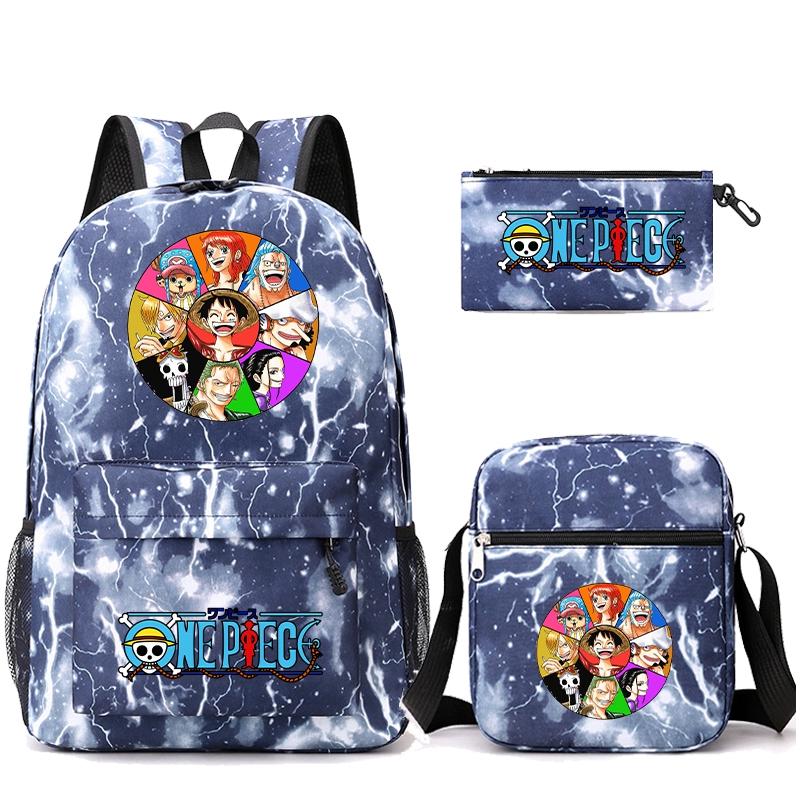3 шт./компл. аниме цельный рюкзак с наплечной сумкой пенал для мальчика и девочки школьная сумка женская дорожная сумка Mochila