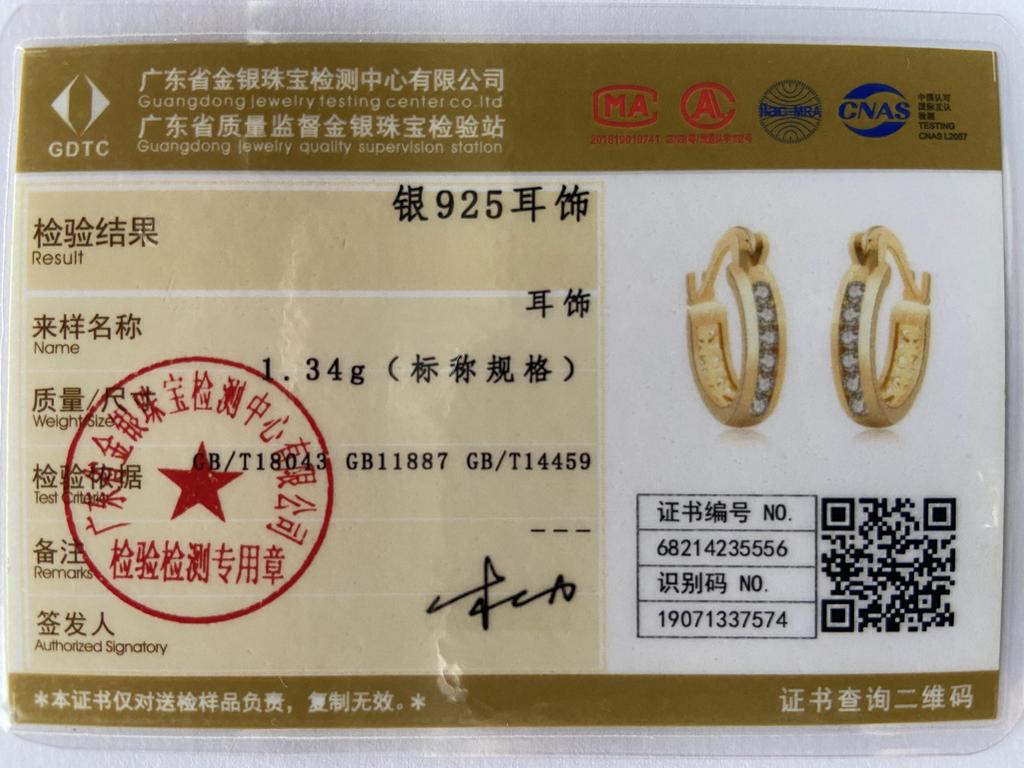 Серьги-клипсы из стерлингового серебра 925 пробы с покрытием 18 карат с крупными цирконами для женщин, модные ювелирные изделия с подвесками