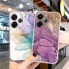 Мраморный мягкий силиконовый чехол для Xiaomi Redmi Note 13 Pro 13C 14T 15 Poco C65 Samsung A55 A35 M34 M35 S24 Huawei Honor 200 iPhone Realme противоударный чехол