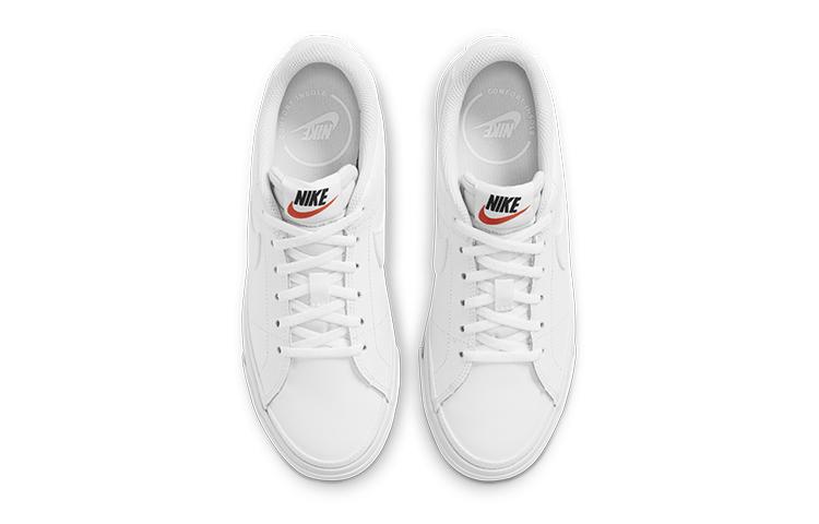 Nike Court Legacy Синтетическая кожа Нескользящая Амортизация Устойчивость к истиранию Баланс DA5380-100