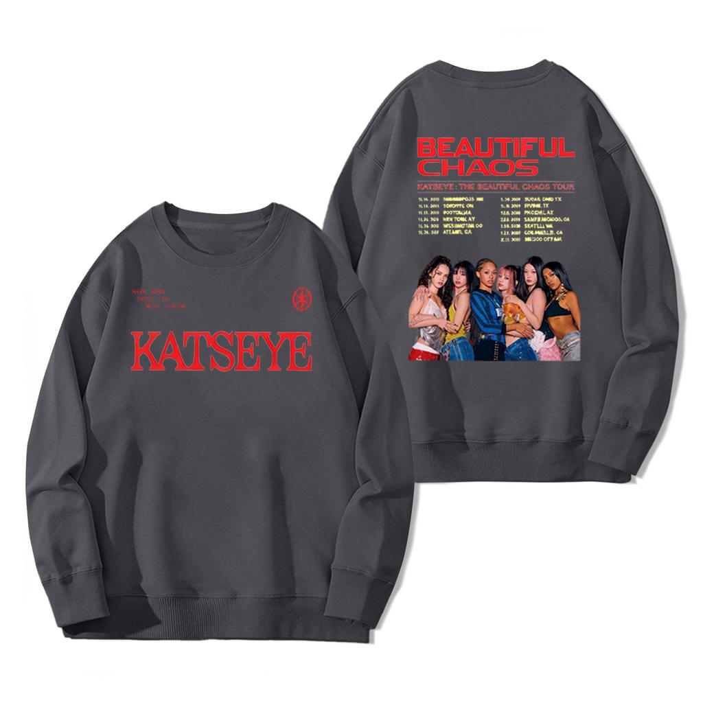 Women's Fashionable And Casual Long Sleeve Printed Pullover Sweatshirt