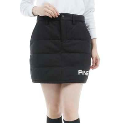 Стеганая юбка стрейч и Гольф S [Pin Apparel] Женская (тепло во всех направлениях) / / 622-3234004 010_Черный
