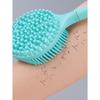 Soft Silicone Back Scrubber Shower Bath Body Brush with Long Handle, BPA-Free, Hypoallergenic, Eco-Friendly