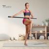 Йога-палка, регулируемые стержни для растяжки из нержавеющей стали с ручками из пенопласта, корректор осанки для занятий йогой, перекладина для упражнений на подвижность, гибкость, баланс