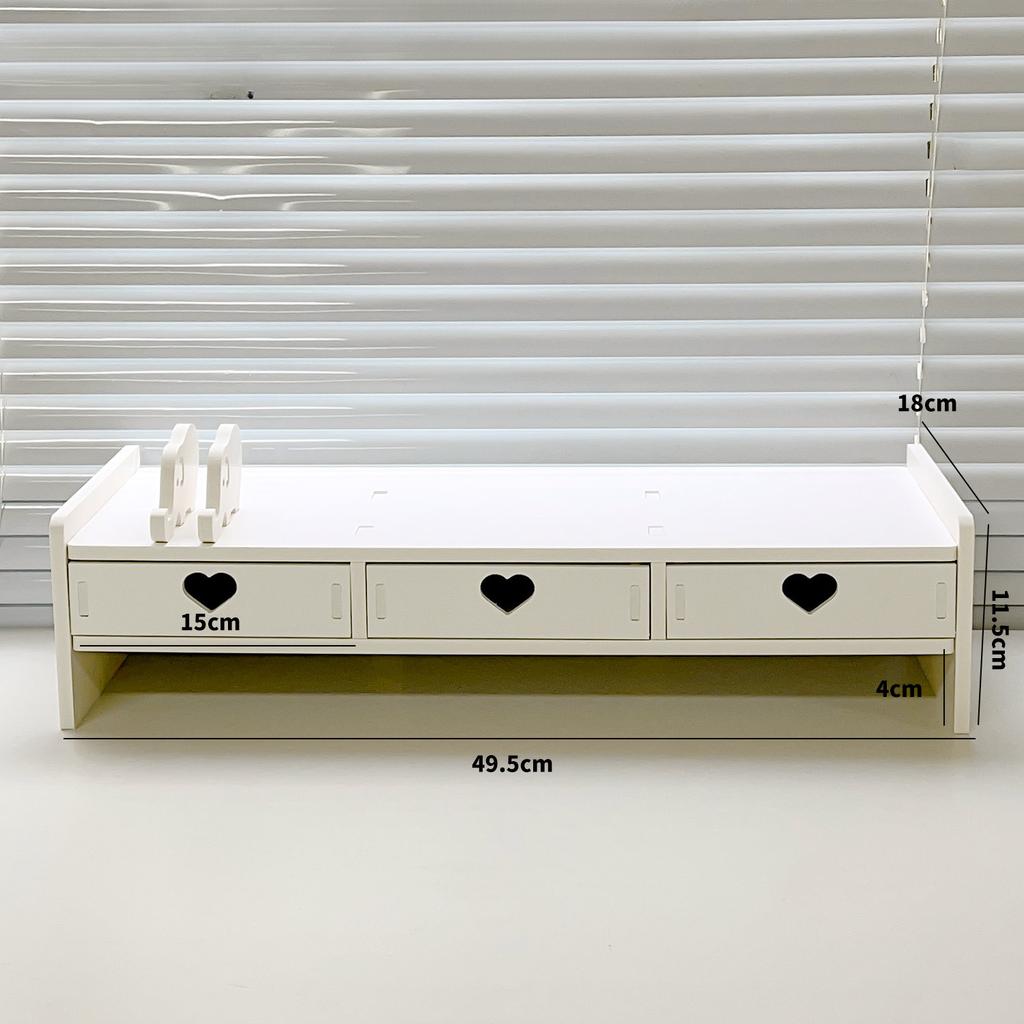 Настольный компьютер, более высокая полка, полка для хранения в студенческом общежитии, многоуровневый шкафчик, полка для хранения в ящике стола