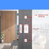 Balcony Sliding Door Locks Black Handle Lock Aluminum Frame Sliding Door Hook Lock Household Hardware Accessory Door Lock
