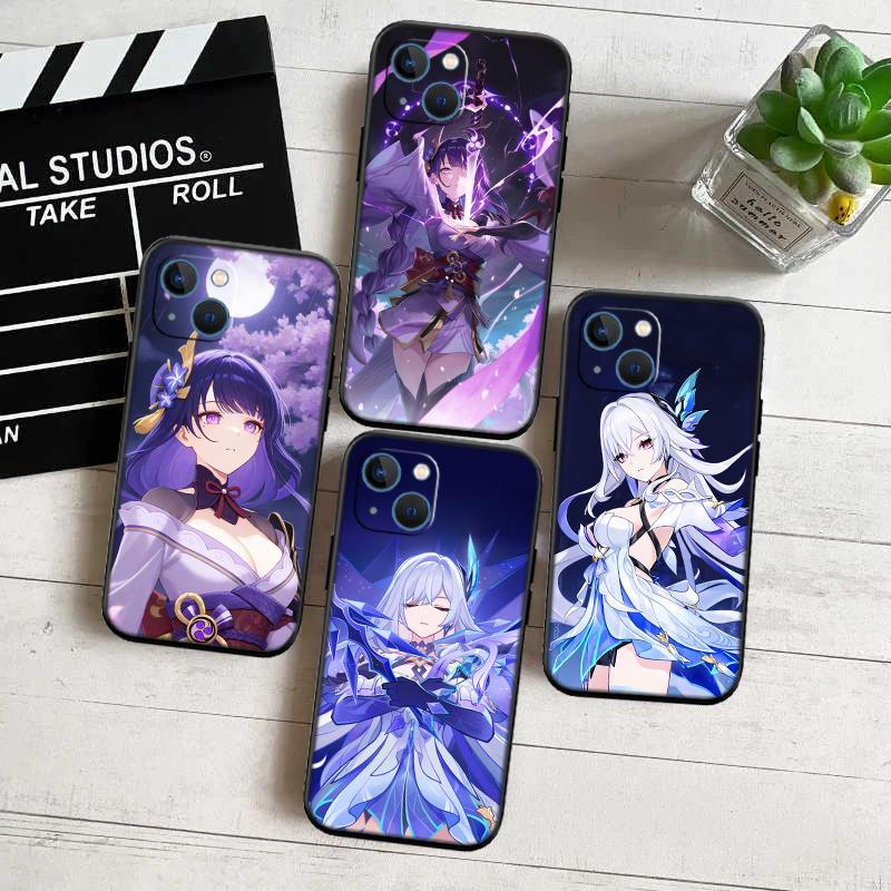 Новый премиальный чехол для телефона Genshin Impact для Xiaomi Poco C40 C50 C51 C55 C65 C71 C75 F3 F5 F6 F7 M2 M3 Pro Ultra