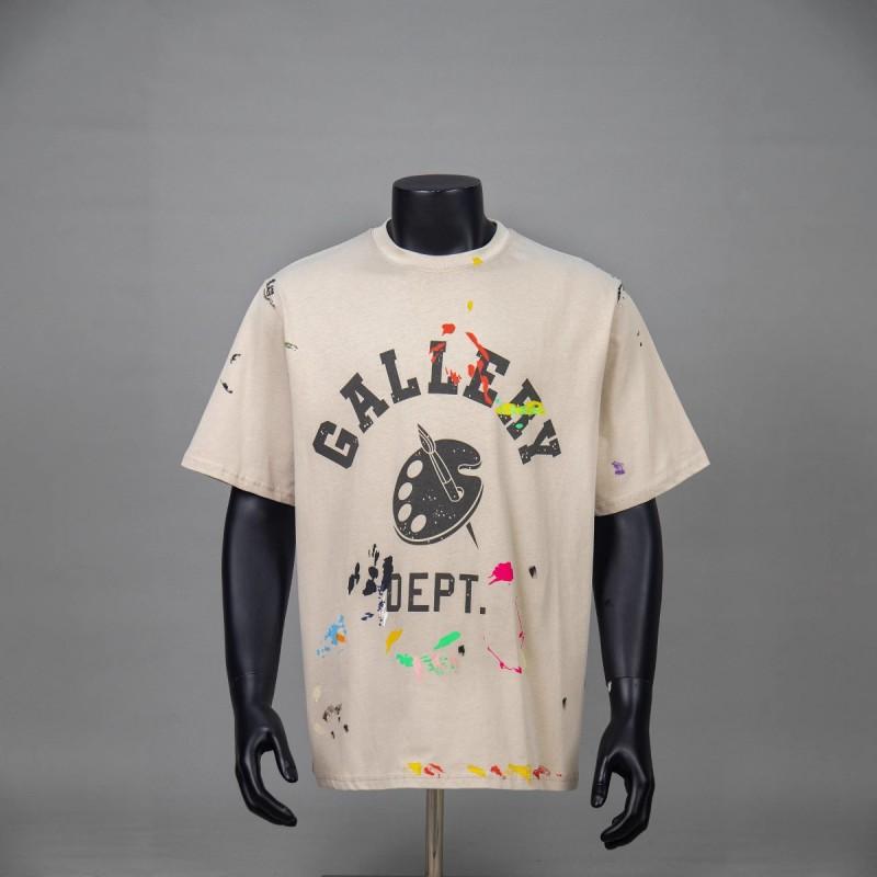 Mens Loose Fit Cotton T-Shirt With Colorful Cartoon Print Casual Short Sleeve Tee Youth