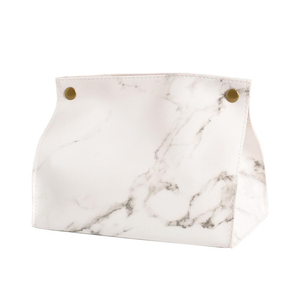 Коробка для салфеток с рисунком в скандинавском стиле из искусственной кожи, держатель для салфеток, настольный журнальный столик для спальни, ящик для бумаги, органайзеры для бумажных коробок