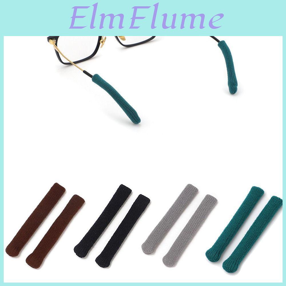 Made Of Wool 1pairs Eyeglasses Temple Tips Sleeve Tip Ear Grip Antislip Knitting Eyewear Retainer Glasses Slip Set