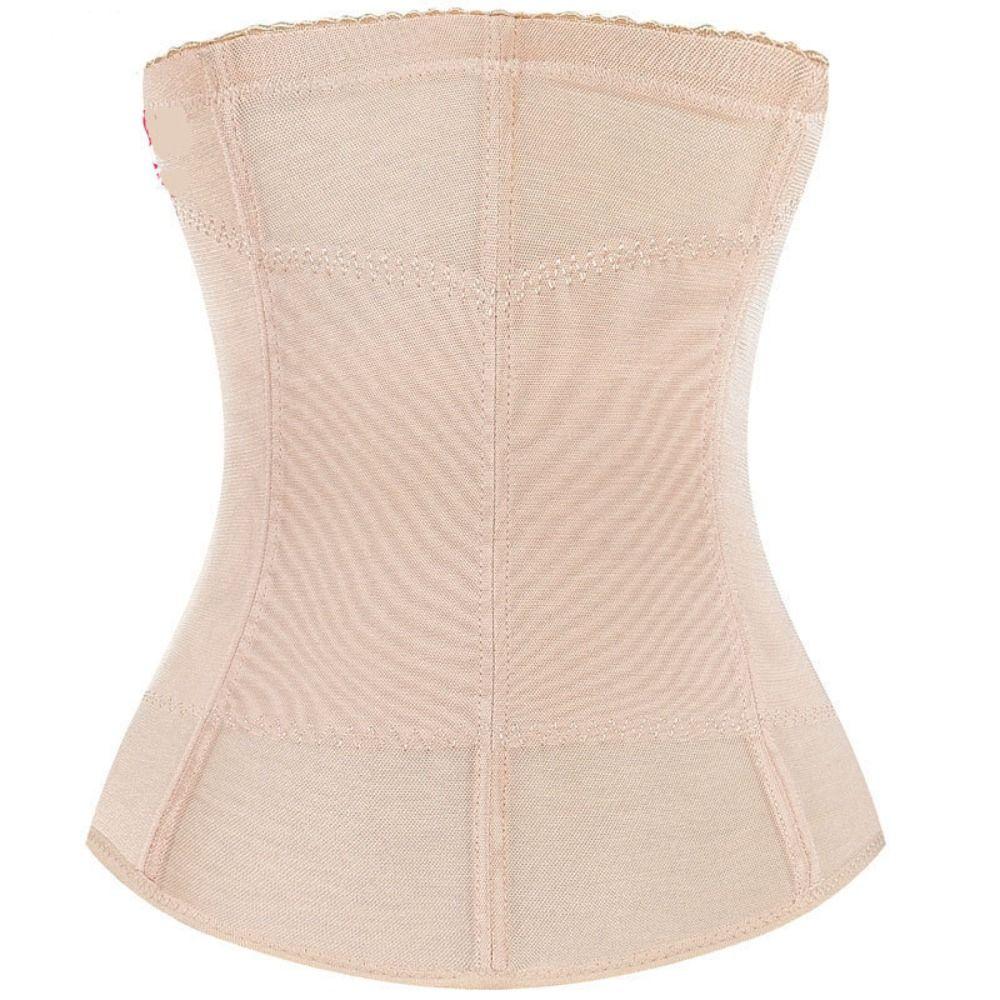 Дышащий сетчатый корсет для талии Стальные косточки Тренажер для талии Утягивающий пояс Пояс для похудения живота Повседневная носка