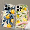 Летний Фруктовый Лимонный Цветок 3D Прозрачный Чехол Для iPhone 16 16E 15 14 13 12 11 Pro Max X XS X S Max XR SE 2020  7 8 Силиконовый Чехол