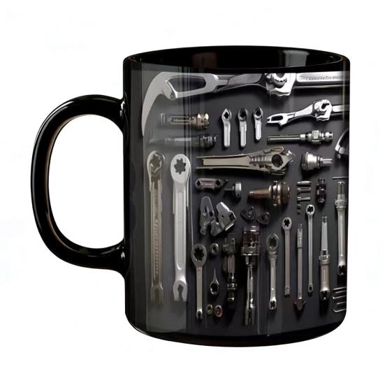 Кружка Механика Керамическая Забавная Кружка-Ящик для Инструментов для Механиков, Энтузиастов Гаража, Оригинальный Подарок для Мужа, Папы