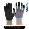 15-Gauge Non-Slip Nylon Frosted Gloves for Oil-Proof Mechanical Maintenance and Handling.