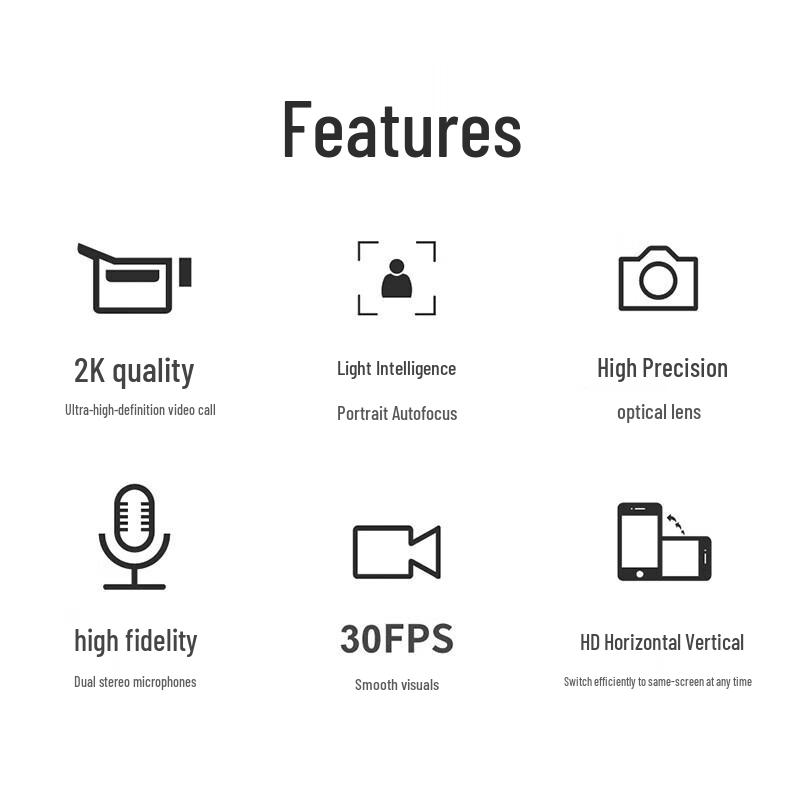 Philips PSE0520 2K HD Webcam (CN version)