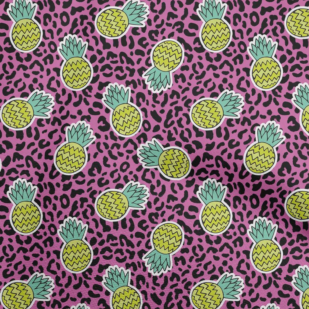 oneOone Cotton Poplin Light Blue Fabric Kawai Sewing Material Print Fabric By The Yard 42 Inch