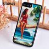 HAWAII BEACH SURF GIRL SURFING ART Phone Case Cover For iPhone 17 Air 16 15 14 plus 12 13 pro max coque Fundas
