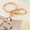 Брелок-Тигр из сплава со стразами, цветной эмалью, 3D-подвеска-тигр с кольцом для ключей, Бейсболист, Тигровый брелок, Подарок для подростков, Любителей бейсбола