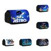 Двухслойная пенал Astro Bot из нейлонового материала для детей и студентов