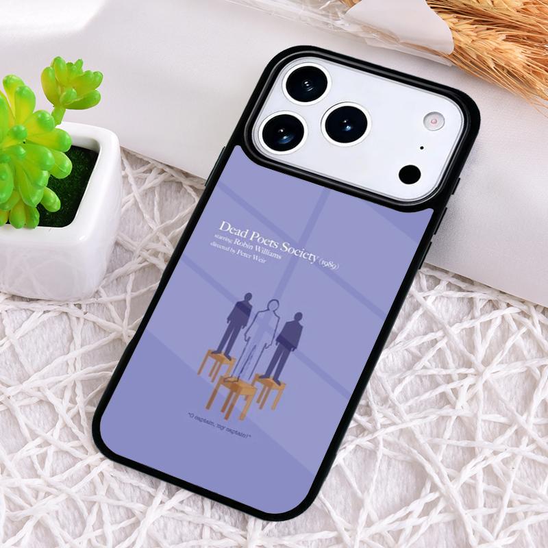 Общество мертвых поэтов Пять веков стихов Чехол для телефона для iPhone 17 Air 16 15 11 12 14 13 Pro Max Ударопрочный чехол