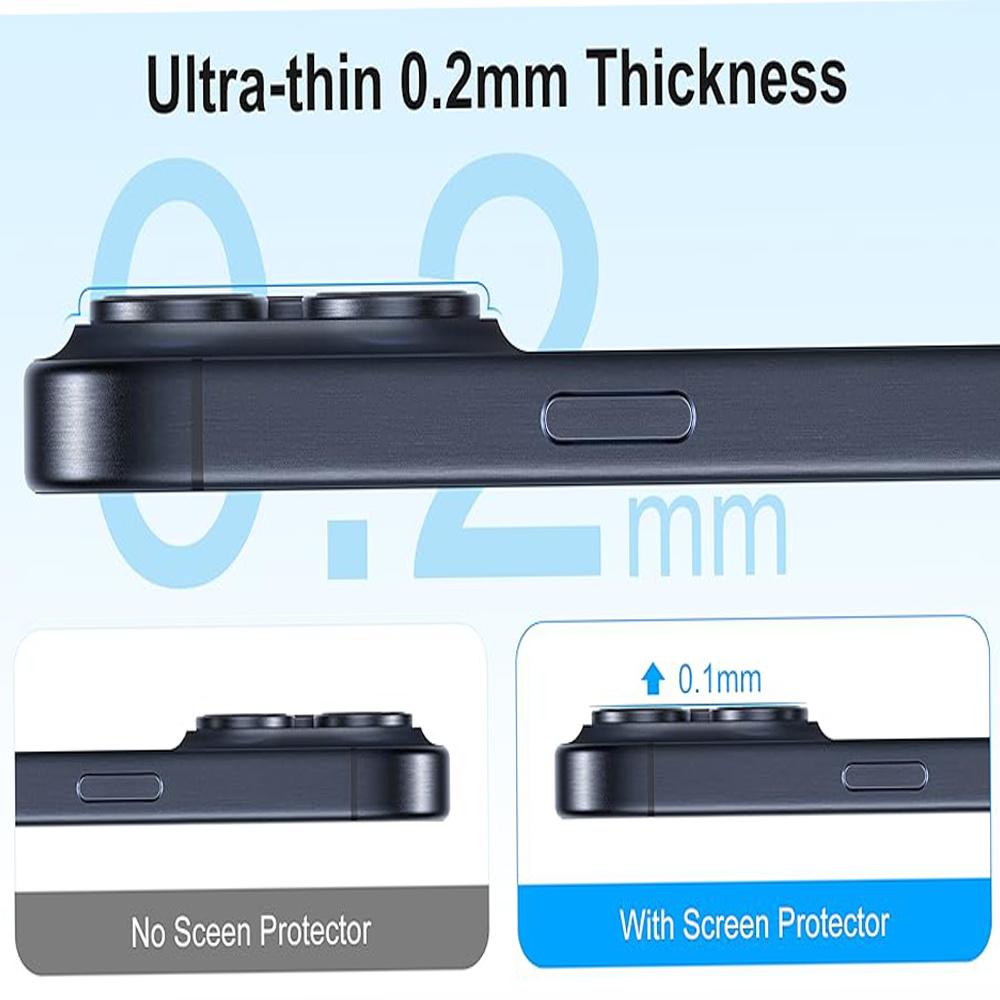 3PCS Full Cover Camera Protector For iPhone 16 15 14 13 12 11 Pro Max Lens Protective Glass iPhone15 16 Plus 13 Mini Camera Film