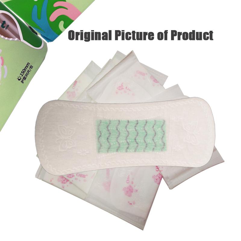 6packs Anion Santitary Napkin Women Menstrual Pads Panty Liners for Daily Use Health Care Pads Daily Sanitary Towel Lady Pads