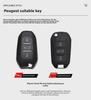 High-End Key Cover for Dongfeng Peugeot 2008, 308, 408, 508L, 4008, 5008, New Energy Vehicles
