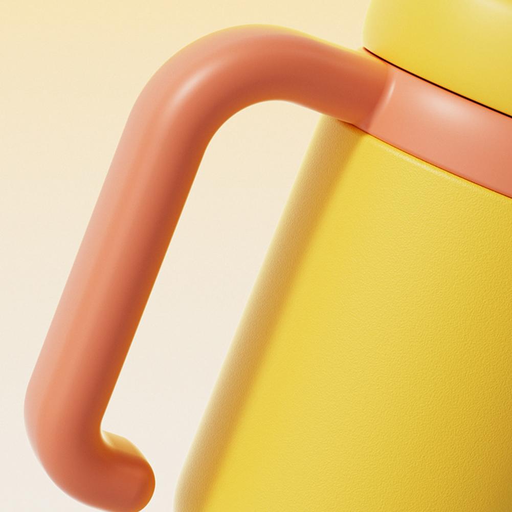 Стакан-непроливайка из нержавеющей стали 24 унции с ручкой, фонтан «Кит», стаканчики для воды «Кит» для детей, подростков и взрослых