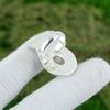 Natural Golden Rutile Gemstone Solitaire Adjustable Ring 925 Silver For Girls