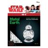 Metal Construction Set - METAL EARTH - Star Wars BB8 - Self-assembly - Grey - Minimum Age 14 Years