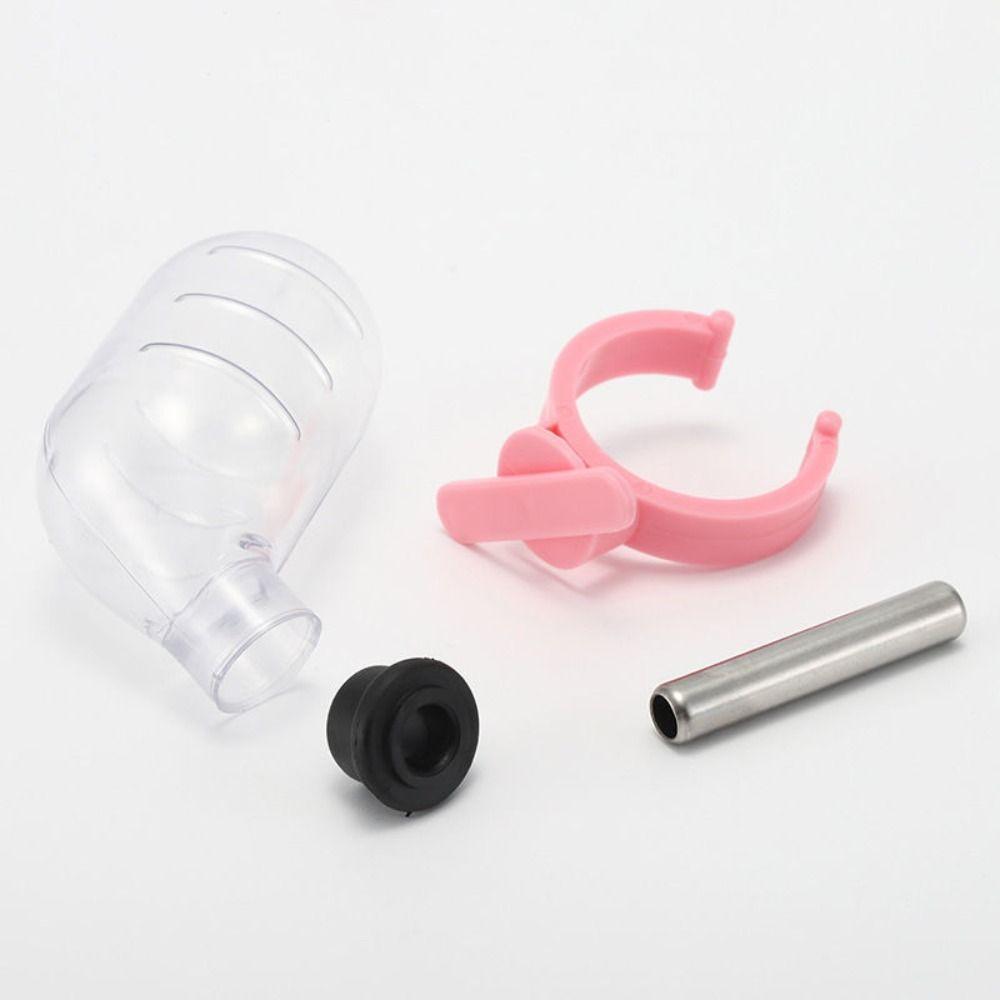 Stainless Steel Head Hamster Water Dispenser Plastic Pet Drinking Dogs Rabbit Hamster