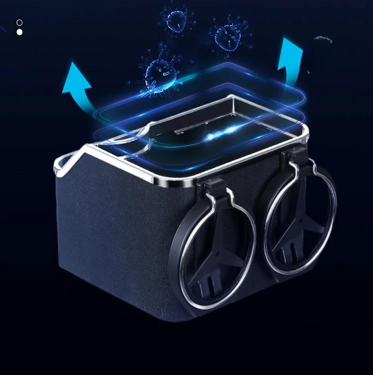 Автомобильный подлокотник Бокс для салфеток Многофункциональный автомобильный креативный ручной бокс ящик для хранения подстаканник подставка для мобильного телефона автомобильные принадлежности