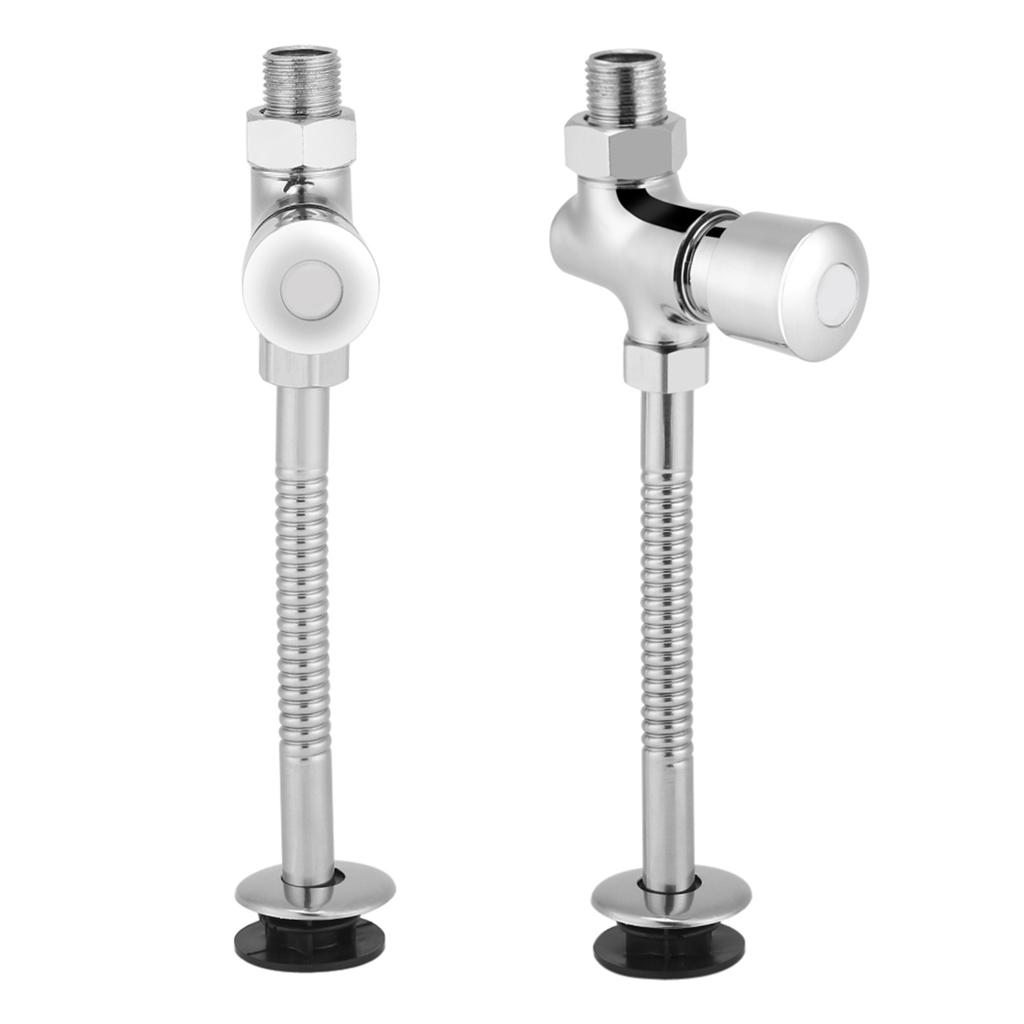 Urinal flush valve, zinc alloy toilet urinal flush valve mand assembly with 0.8 MPa manual manual automatic flush valve for toilets, supermarkets, hot