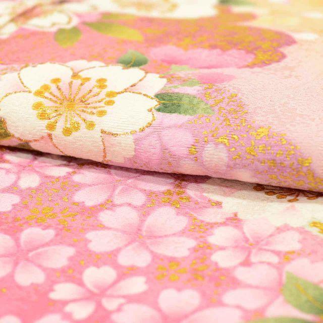 Used Recycled Kimono Furisode Furisode Vintage Furisode Pure Silk Silk LL Size Tall Large Size Tall Size Slightly Plump L Special Item Length 171.2cm