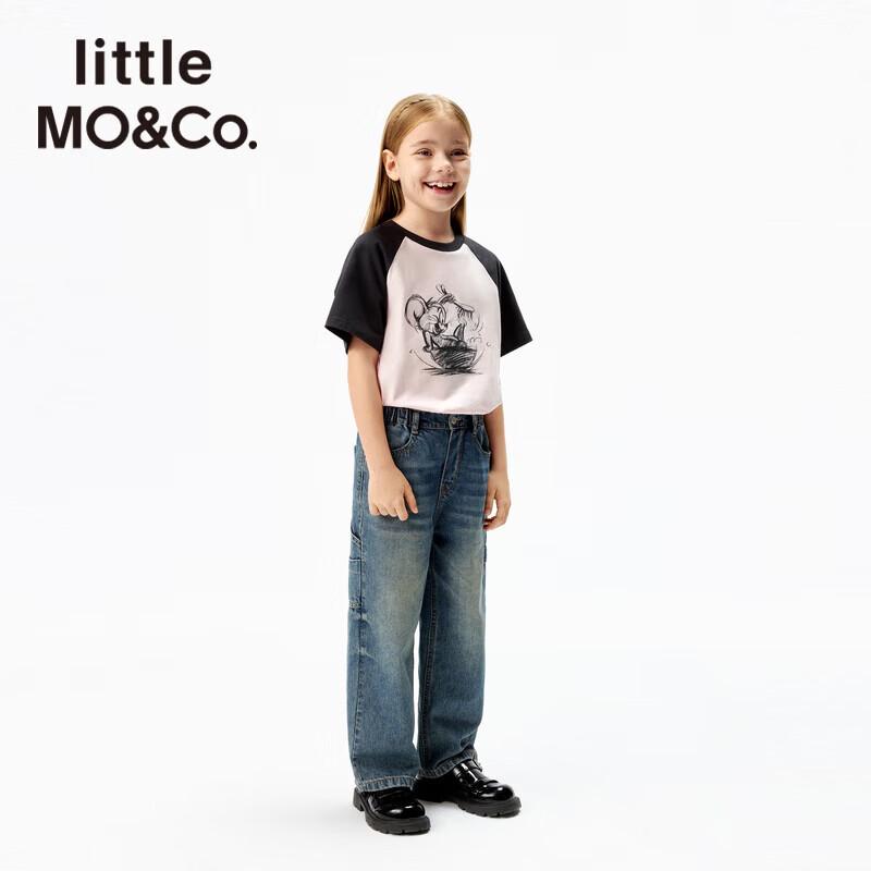 little MO&Co. Tom and Jerry Kids' Anti-Bacterial Cotton Short-Sleeve T-Shirt