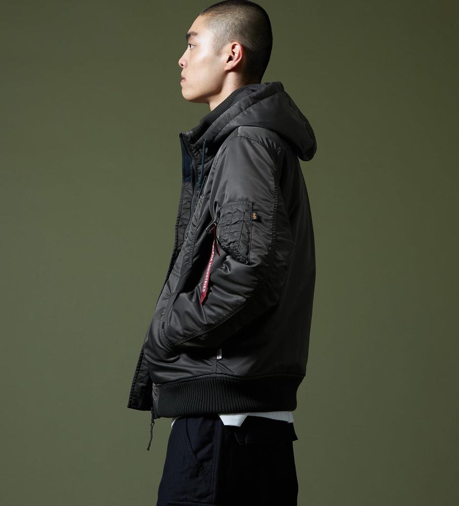 Мужская куртка Alpha Industries TA1716 с капюшоном, RP.GRAY