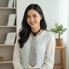 Korean Style Full Pearls Tie Black Choker Hand-beaded Long Necktie Academic Style Geometric Decoration Shirt Tie Daily