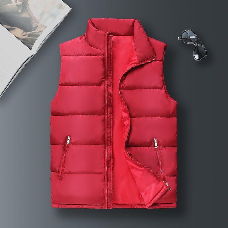 Жилет из пухового хлопка, мужская легкая куртка из пухового хлопка, утолщенная теплая куртка, большой размер, внутренняя и наружная одежда, жилет из хлопка, куртка