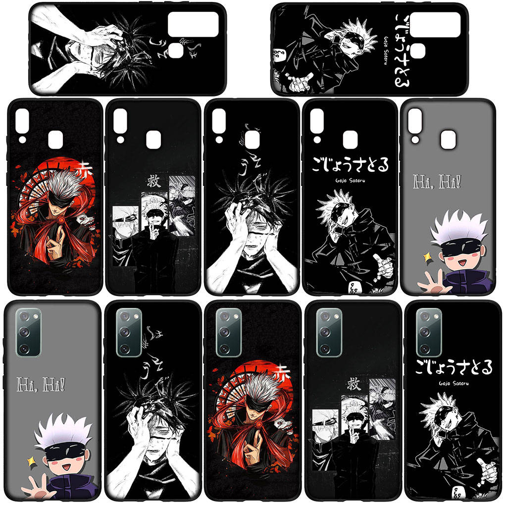 Чехол для телефона Samsung Galaxy S25 S24 S23 iPhone 16 15 Xiaomi Redmi Note 14 13 12 16E X 11 Pro Max OPPO Moto Huawei Jujutsu Kaisen Gojo Satoru Cover