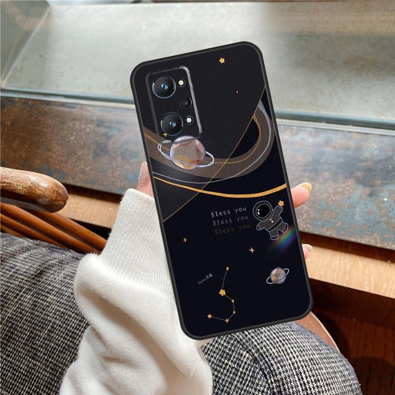 Astronaut Spaceship Case For Realme 15 Pro GT7 GT6 11 12 13 14 Pro Plus C55 C51 C53 C35 C33 C61 C65 C67 C71 C75