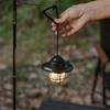 Vintage LED Camping Light 1200mAh Rechargeable Hanging Emergency Light Portable Tent Light Outdoor Lamp With Dimmer Desktop Ligh