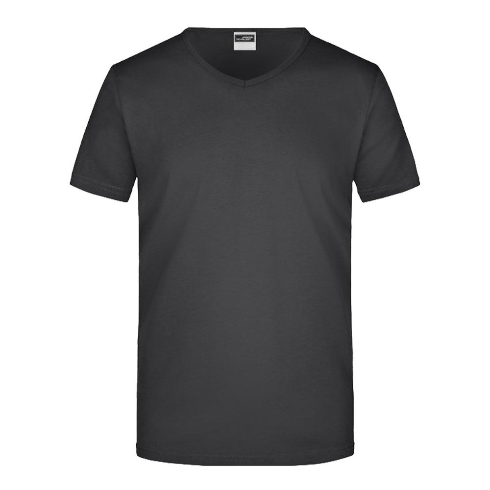 James and Nicholson Mens V Neck Slim T-Shirt