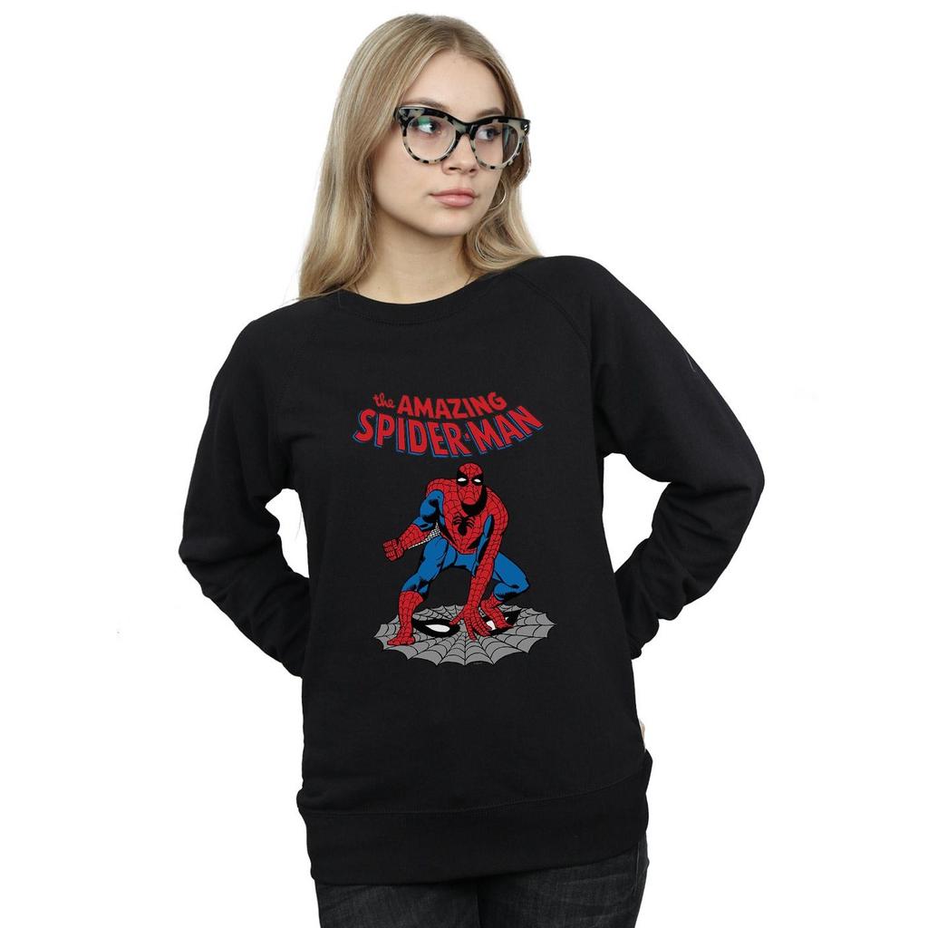 Marvel Womens/Ladies The Amazing Spider-Man Sweatshirt