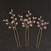 Handmade Pearl Hairpins U-Shaped Updo Decoration Vintage Hair Jewelry Gift  for Women