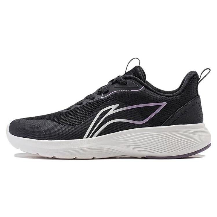 Li Ning Кроссовки для легкого бега Women's Низкие Черно-белые ARST064-3