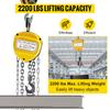 1/2T Chain Hoist Anti-Rust Manual Chain Block 10/20FT 3m/6m with Two Hooks for Lifting Pulling Dragging Construction