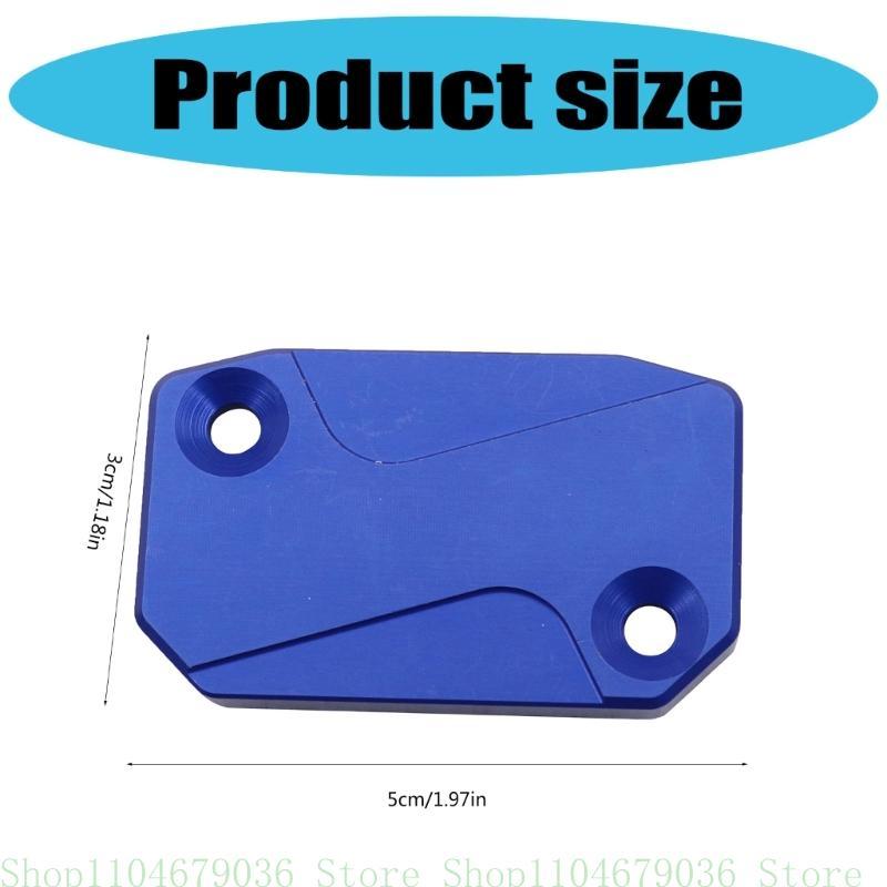 Aluminum Front Rear Brake Fluid Reservoir Caps Brake Fluid Reservoir Cover Motorcycle Accessories for SXF/XCF/EXC